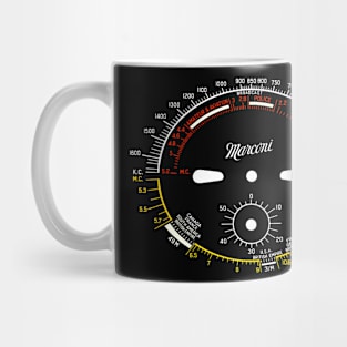 Radio Marconi Tuning Dial Design Mug